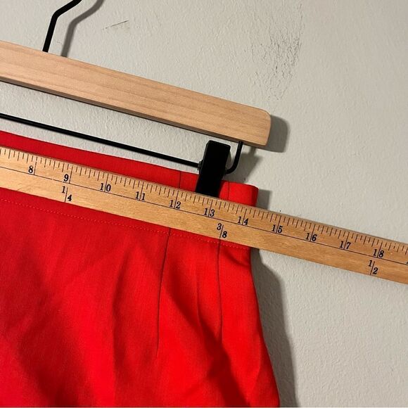 Escada Vintage Wool Skirt with Slit Size 38 - Picture 3 of 10